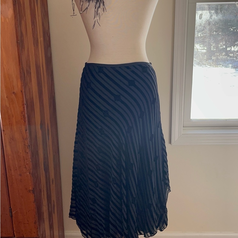 Diane Von Furstenberg Black Asymmetrical Skirt - Picture 2 of 10